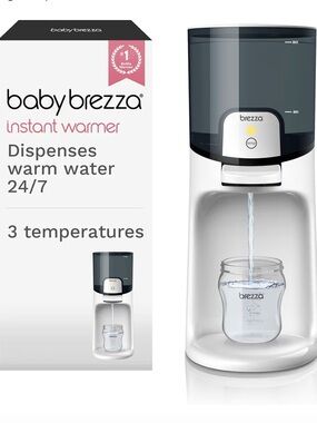 baby brezza Instant Warmer Water Dispenser - White and Dark Gray